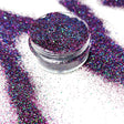 maroon iridescent fine polyester glitter mix for art, body, nails and more - PDB Creative Studio