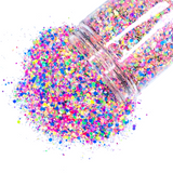 Neon custom glitter mix for art, body, nails and more - PDB Creative Studio