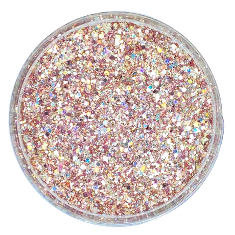 Rose Gold Holographic Opal custom Glitter Mix / PDB Creative Studio