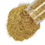 Brown gold polyester custom glitter mix for art, body, nails and more - PDB Creative Studio