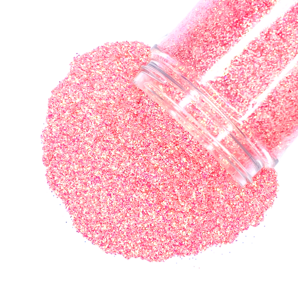 Pink with gold and purple custom glitter mix for art, body, nails and more - PDB Creative Studio