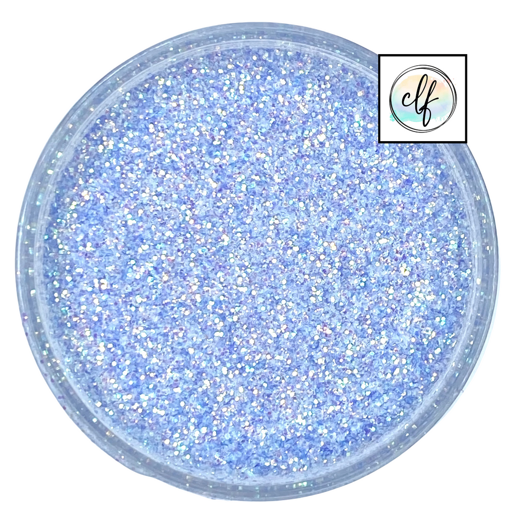 Pastel blue fine glitter mix for art, body, nails and more - PDB Creative Studio