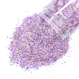 purple opal custom multi-size/shape glitter mix for art, body, nails and more - PDB Creative Studio