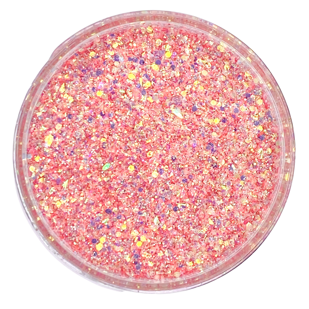 Light Pink opal custom mixed glitter for art, body and nails - PDB Creative Studio