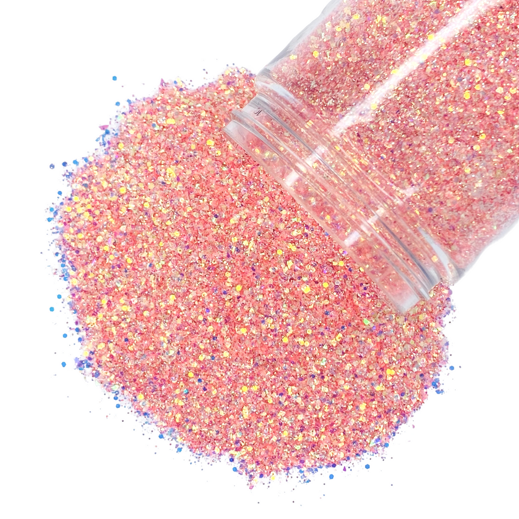 Light Pink opal custom mixed glitter for art, body and nails - PDB Creative Studio