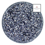 Gunmetal polyester custom glitter mix for art, body, nails and more - PDB Creative Studio