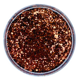 Coffee brown custom multi size glitter mix for art, nails, body and more - PDB Creative Studio