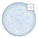 white opal polyester fine glitter for art, body, nails and more - PDB Creative Studio