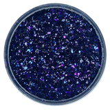 deep purple blue custom glitter mix for art, body, nails / PDB Creative Studio