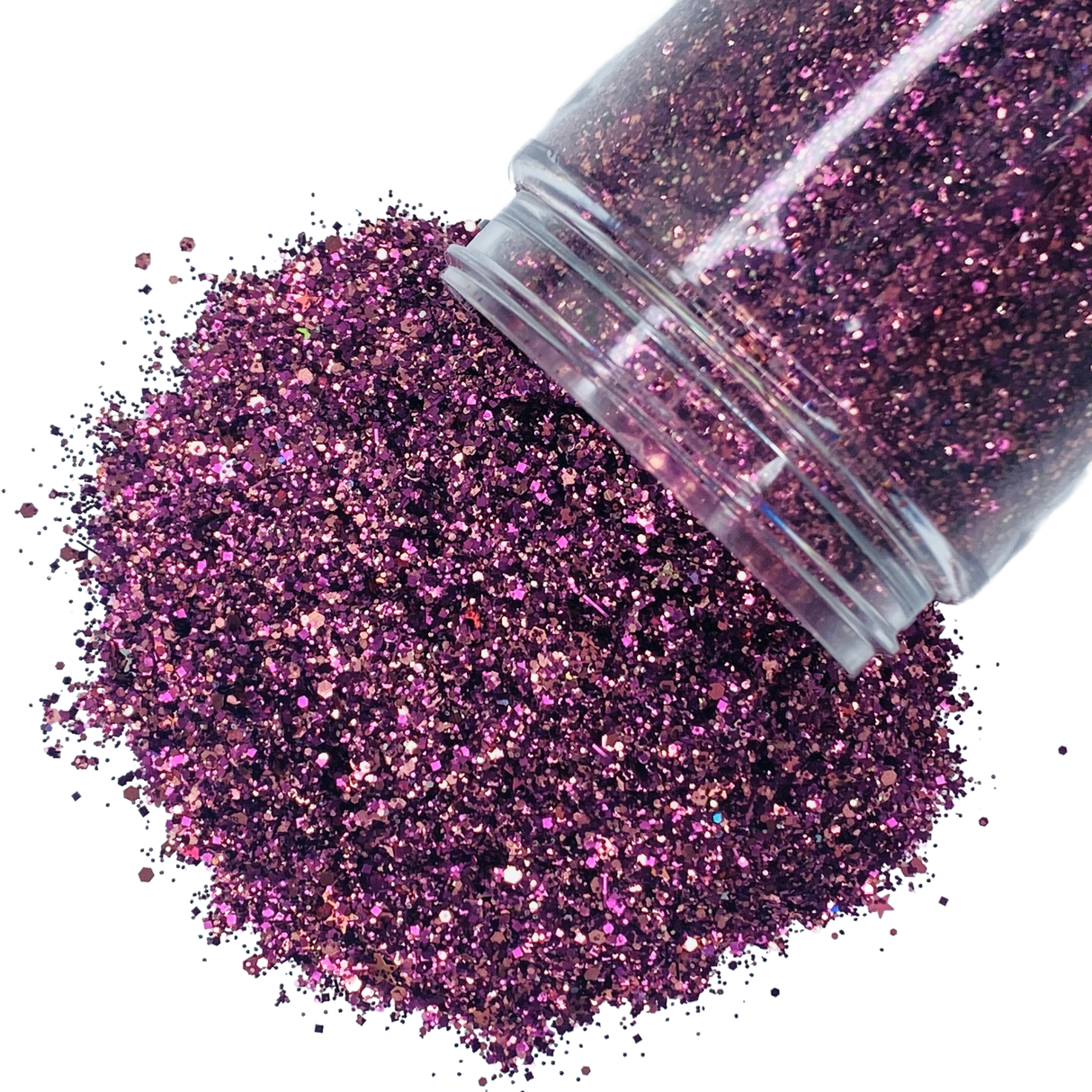 maroon purple custom glitter mix for body, art, nails / PDB Creative Studio