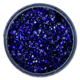 Deep blue black color shift polyester glitter for art, body, nails and more - PDB Creative Studio