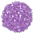 TRANSPARENT LT AMETHYST LUMINOUS GLOW CLEAR PURPLE JELLY RESIN flat back, non hotfix rhinestones for art, body, nails and more - PDB Creative Studio