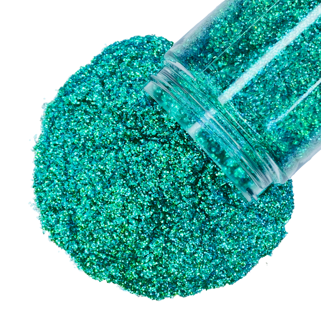 PDB Fine .015 Green Glitter - Polyester, Professional Grade - Resin Art, Nail Art, Beauty Supply