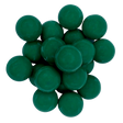 FOREST GREEN 20MM BUBBLEGUM BEAD - DARK GREEN ACRYLIC BEAD for bracelets, jewelry making, crafts, and more - PDB Creative Studio