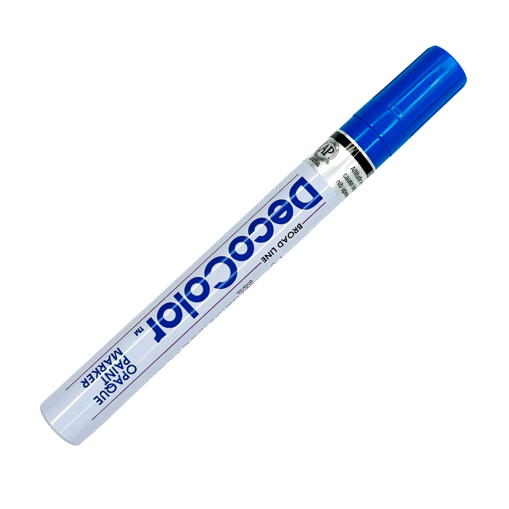 ROYAL BLUE PAINT PEN MARKER (BROAD LINE) 50115 PDB CREATIVE STUDIO