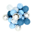 ICE BLUE 20MM BUBBLEGUM BEAD MIX -BLUE AND WHITE CUSTOM ASSORTED ACRYLIC BEAD MIX for bracelets, jewelry making, crafts, and more - PDB Creative Studio