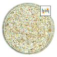 gold opal holographic custom multi-size glitter mix for art, body, nails and more - PDB Creative Studio