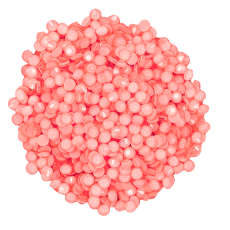 NEON CORAL PINK - PASTEL WARM PINK Glam Glass® flatback, non hotfix rhinestones for art, body, nails and more - PDB Creative Studio