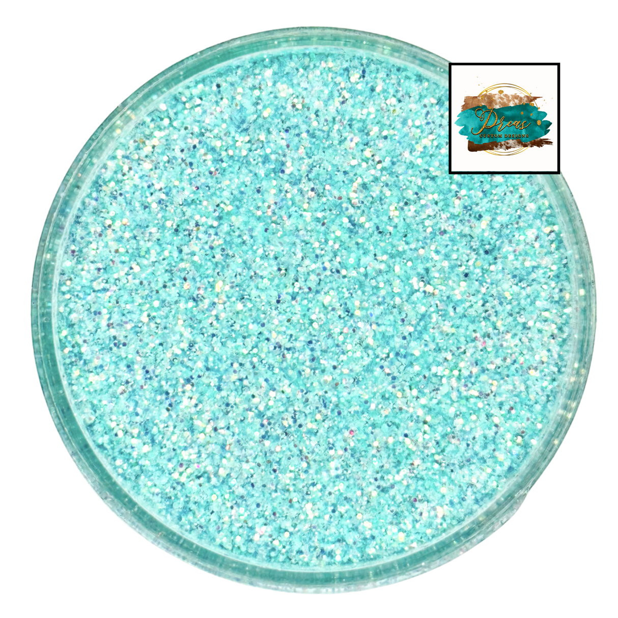 blue custom glitter mix for art, body, nails and more - PDB Creative Studio