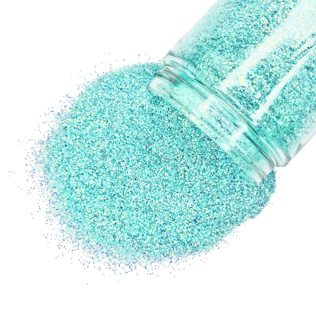 blue custom glitter mix for art, body, nails and more - PDB Creative Studio