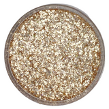 Gold custom mulit-size glitter mix for art, body, nails and more - PDB Creative Studio