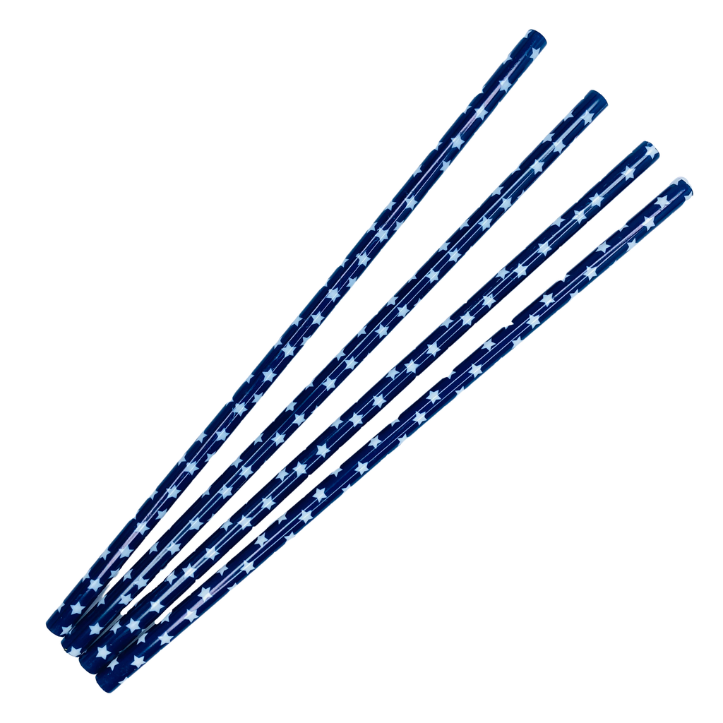 BLUE STAR STRAW 9" - Drinking Straws & Stirrers 