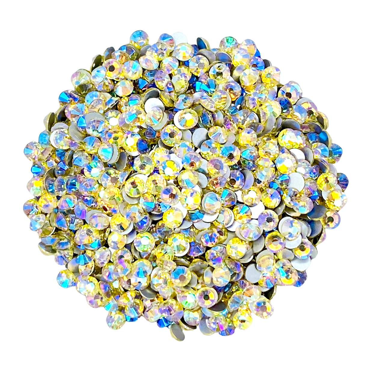 JONQUIL AB - Yellow AB Glam Glass® flatback, non hotfix rhinestones for art, body, nails and more - PDB Creative Studio