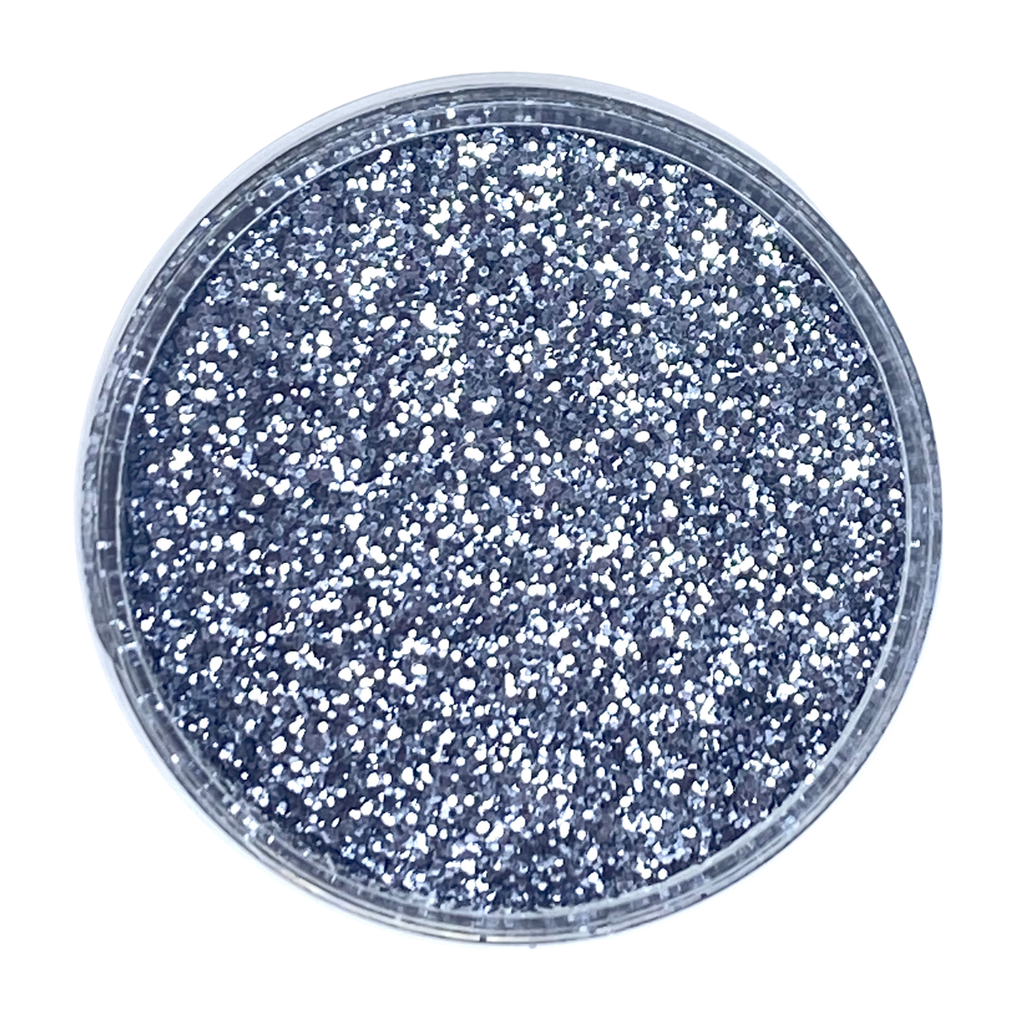gunmetal polyester glitter for art, body, nails and more - PDB Creative Studio