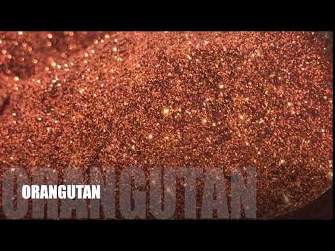 Orange brown polyester fine glitter art, body, nails and more - PDB Creative Studio