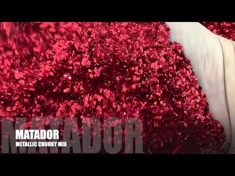 red holographic custom multi-size glitter mix for art, body, nails and more - PDB Creative Studio