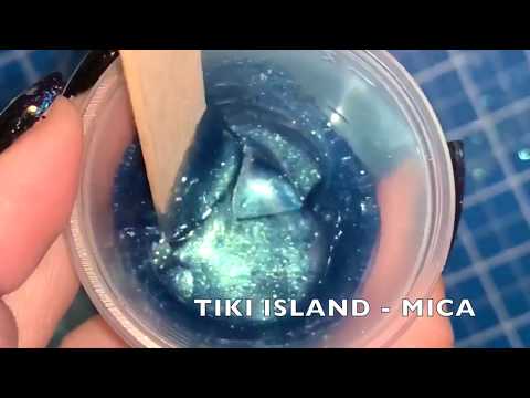 BLUE GREEN TURQUOISE MICA PIGMENT POWDER