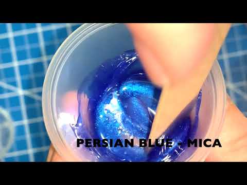 BLUE MICA PIGMENT POWDER