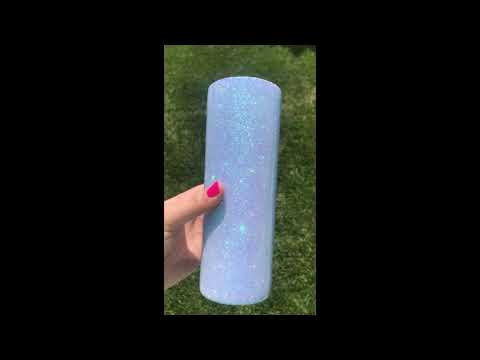 Blue iridescent opal fine glitter for art, body, nails and more - PDB Creative Studio