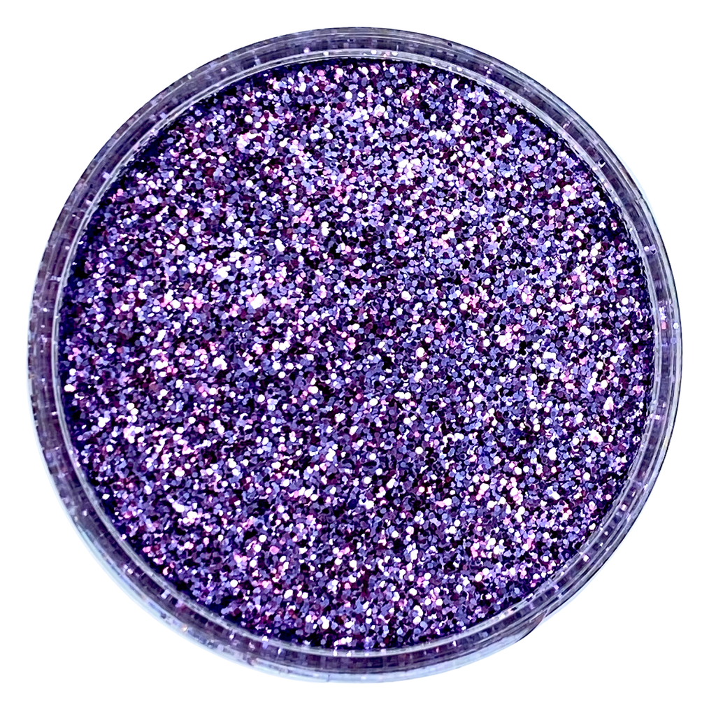 Purple custom mix glitter for art, body, nails and more - PDB Creative Studio