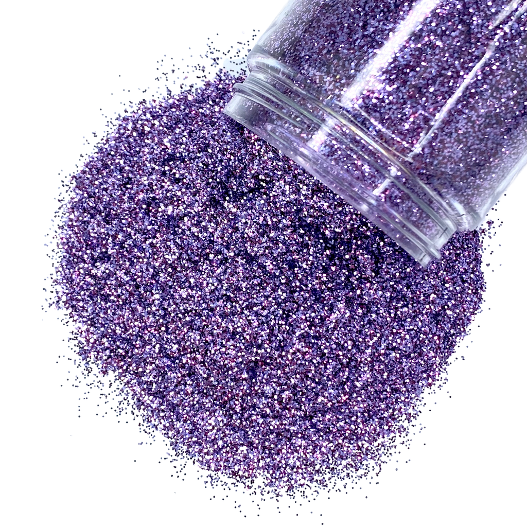 Purple custom mix glitter for art, body, nails and more - PDB Creative Studio