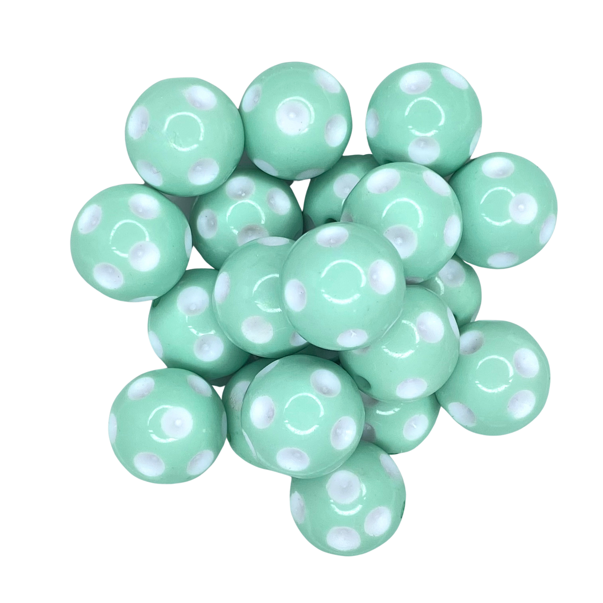 MINT POLKA DOT 20mm - 11245 – PDB CREATIVE STUDIO