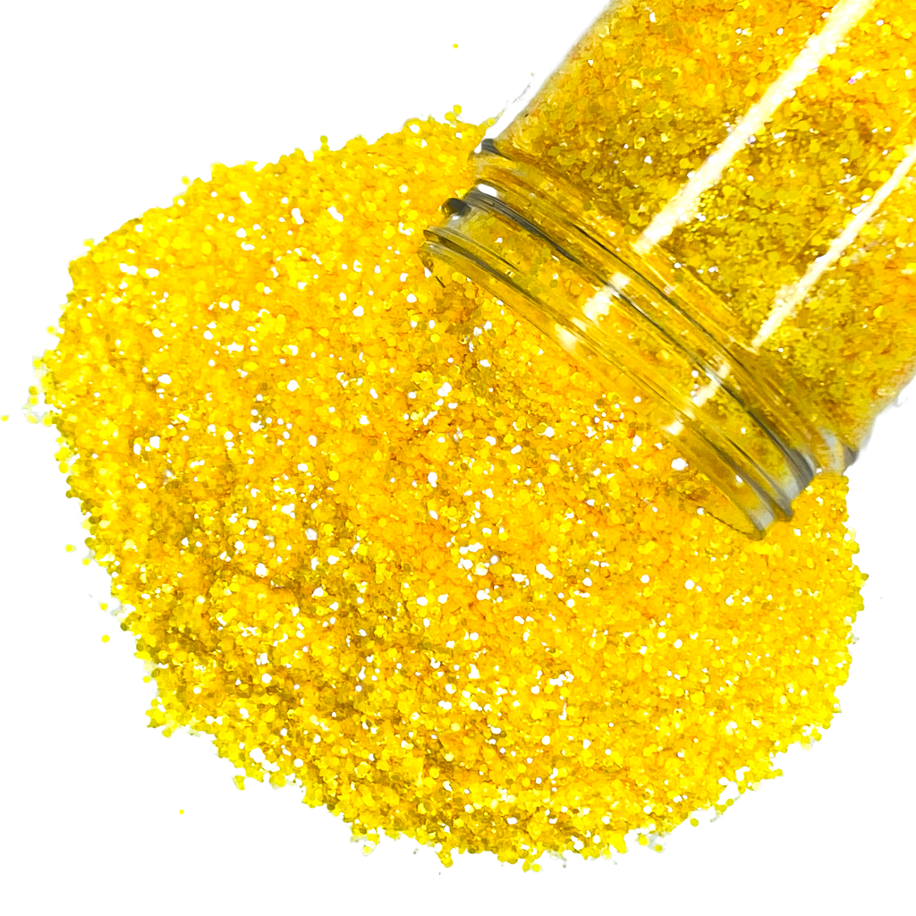 Yellow pencil custom glitter mix for art, body, nails and more - PDB Creative Studio