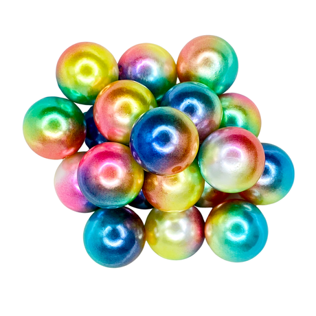 RAINBOW (B) PEARL 20mm - BEADS 