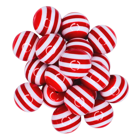 RED STRIPE 20mm - BEADS 