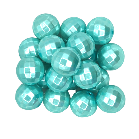 SEA GREEN DISCO 20mm - BEADS 