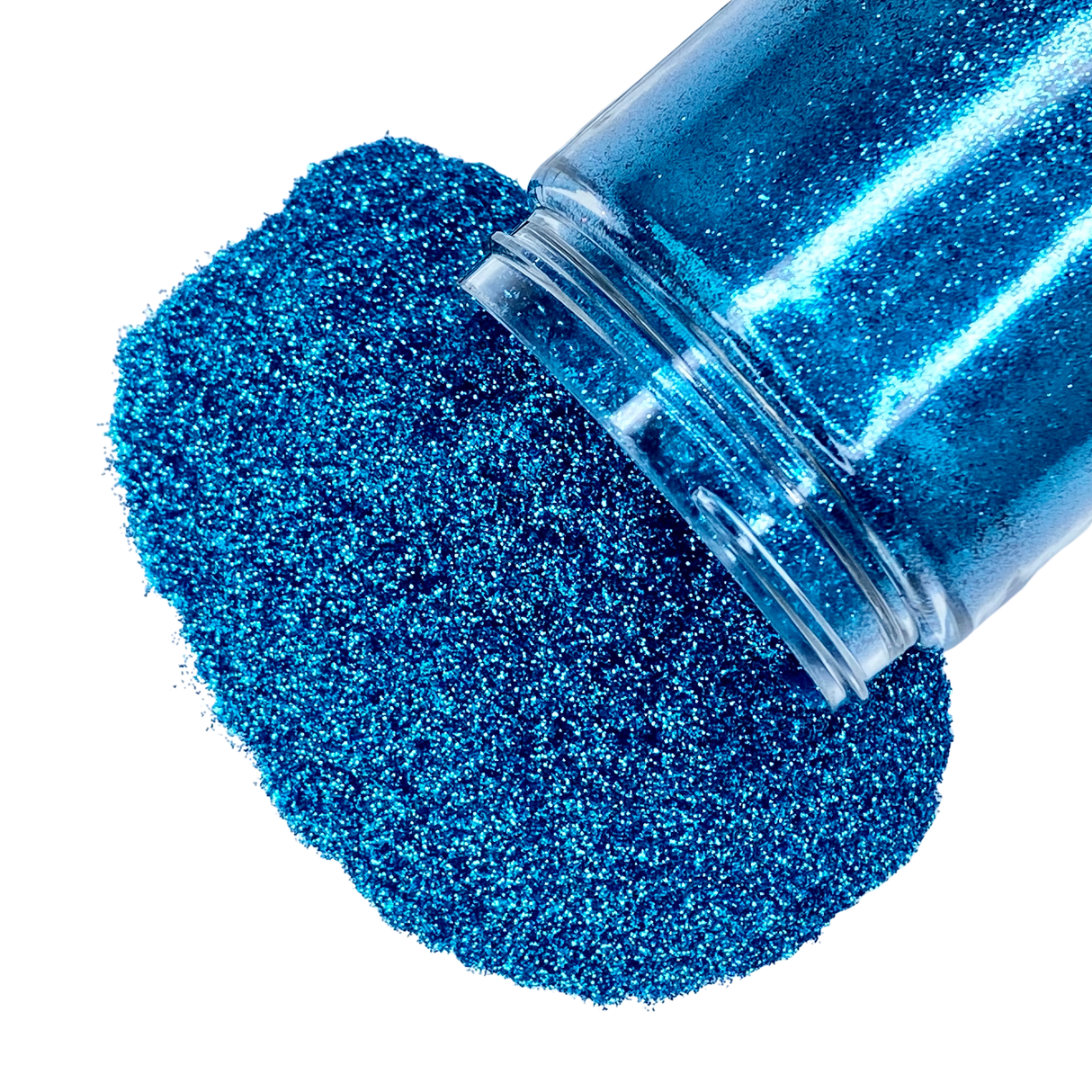 royal blue polyester glitter for art, body, nails and more - PDB Creative Studio