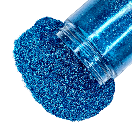 royal blue polyester glitter for art, body, nails and more - PDB Creative Studio
